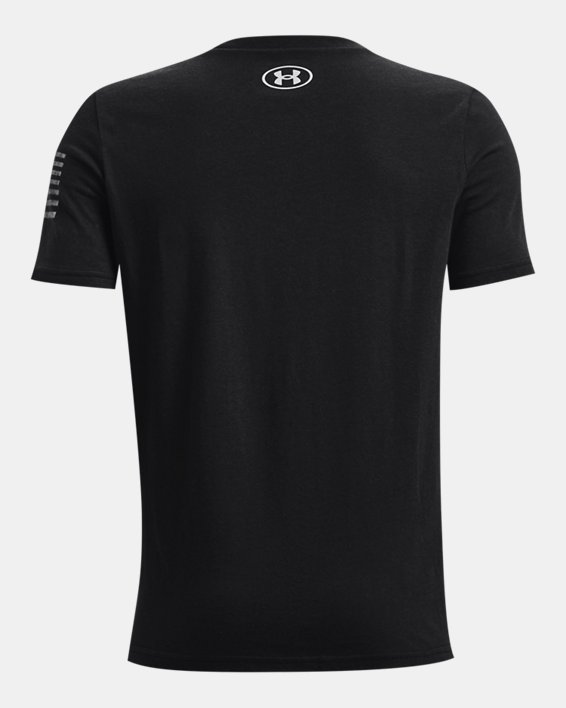 Boys' UA Freedom Amp T-Shirt, Black, pdpMainDesktop image number 1